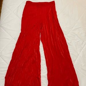 Trendy red pants